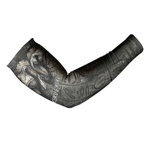 Egypt Kek and Kauket Arm Sleeves Ancient Void Theme with Frog and Serpent Duality