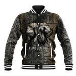 Egypt Kek and Kauket Baseball Jacket Ancient Void Theme with Frog and Serpent Duality