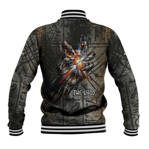 Egypt Kek and Kauket Baseball Jacket Ancient Void Theme with Frog and Serpent Duality