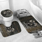 Egypt Kek and Kauket Bathroom Set Ancient Void Theme with Frog and Serpent Duality