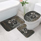 Egypt Kek and Kauket Bathroom Set Ancient Void Theme with Frog and Serpent Duality
