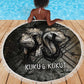 Egypt Kek and Kauket Beach Blanket Ancient Void Theme with Frog and Serpent Duality