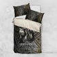 Egypt Kek and Kauket Bedding Set Ancient Void Theme with Frog and Serpent Duality