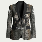 Egypt Kek and Kauket Blazer Ancient Void Theme with Frog and Serpent Duality