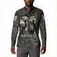 Egypt Kek and Kauket Button Sweatshirt Ancient Void Theme with Frog and Serpent Duality