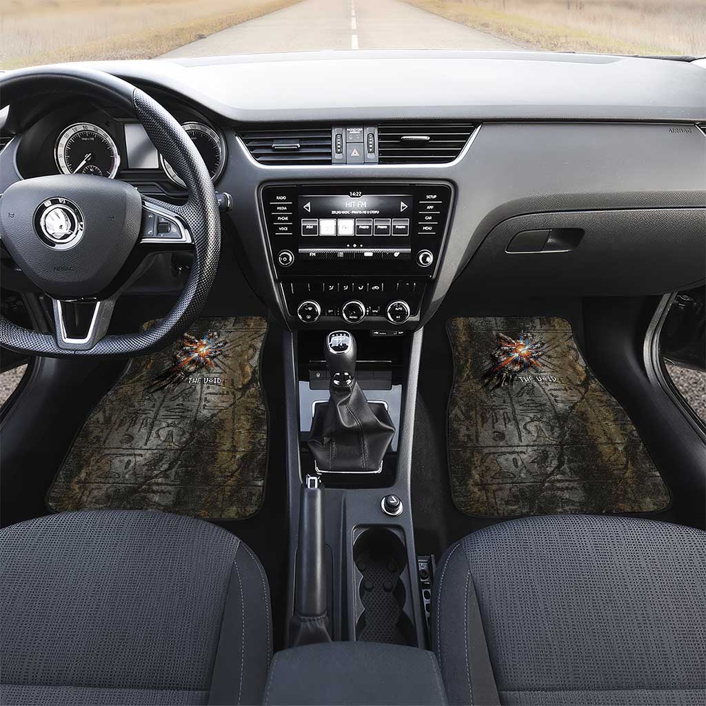 Egypt Kek and Kauket Car Mats Ancient Void Theme with Frog and Serpent Duality