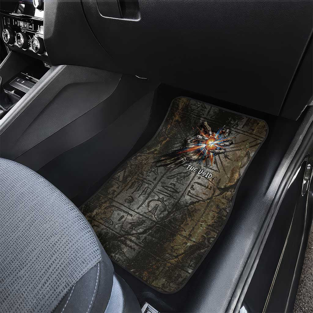 Egypt Kek and Kauket Car Mats Ancient Void Theme with Frog and Serpent Duality
