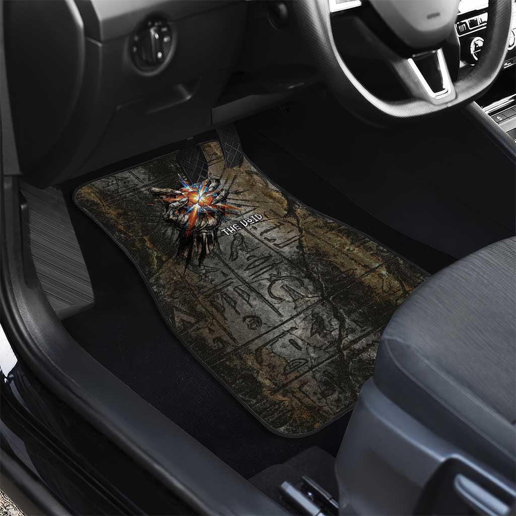 Egypt Kek and Kauket Car Mats Ancient Void Theme with Frog and Serpent Duality