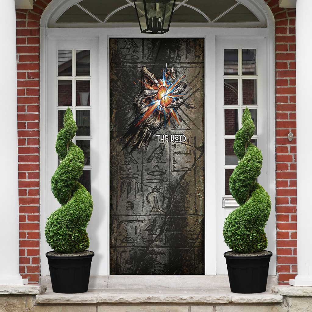 Egypt Kek and Kauket Door Cover Ancient Void Theme with Frog and Serpent Duality