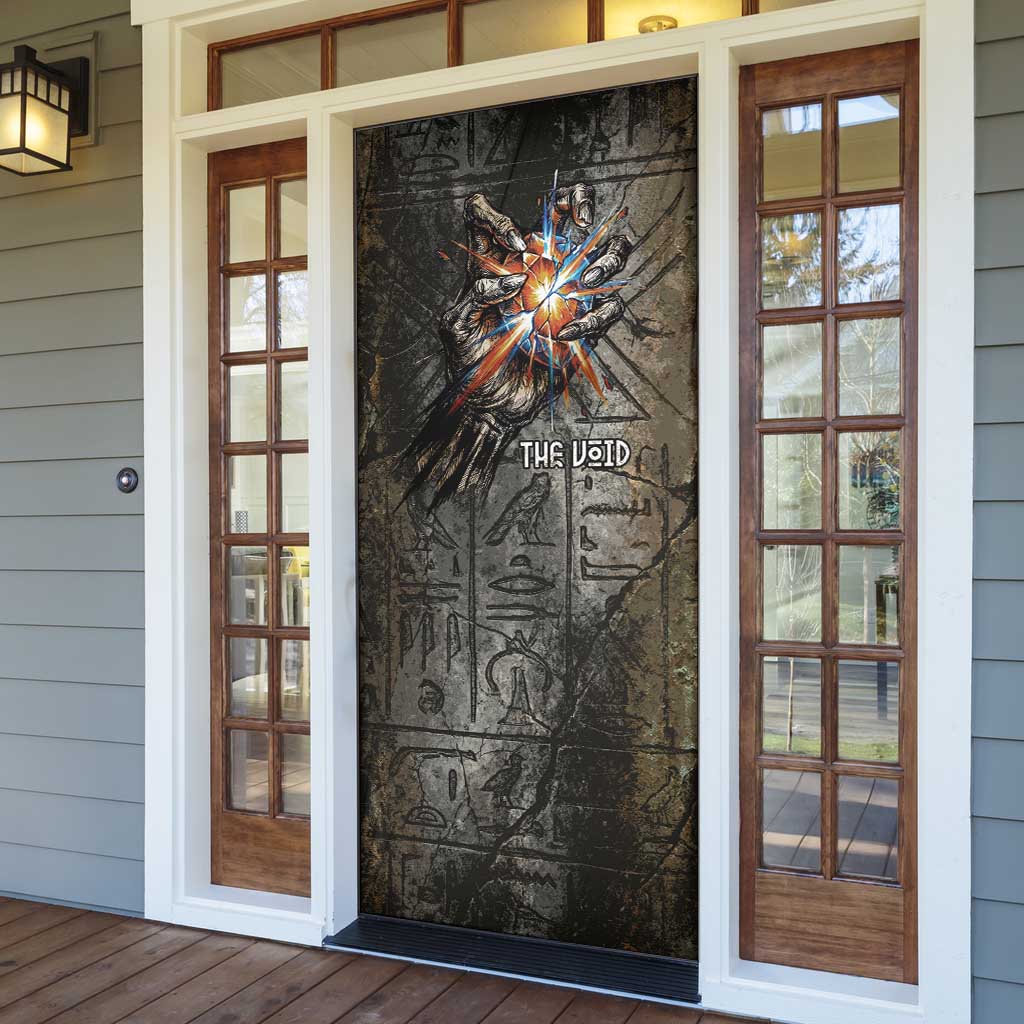 Egypt Kek and Kauket Door Cover Ancient Void Theme with Frog and Serpent Duality