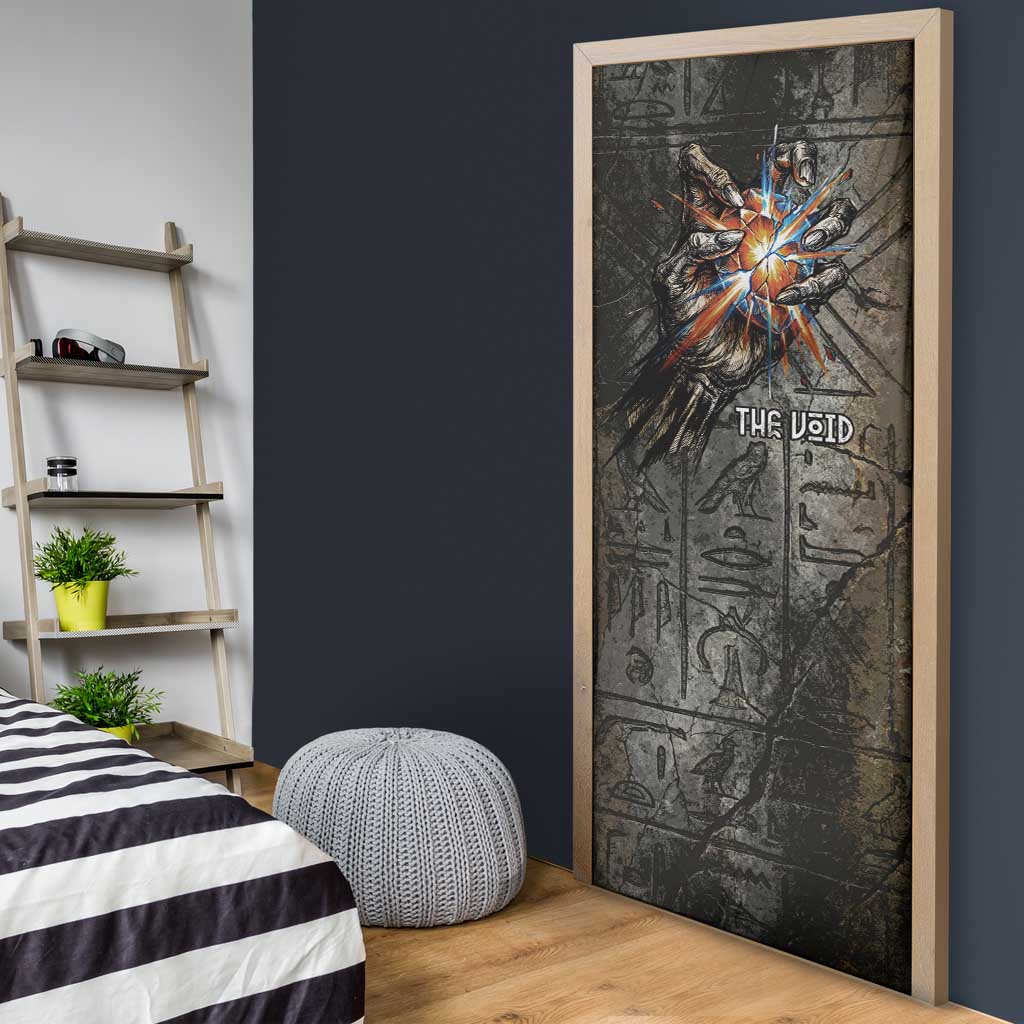 Egypt Kek and Kauket Door Cover Ancient Void Theme with Frog and Serpent Duality