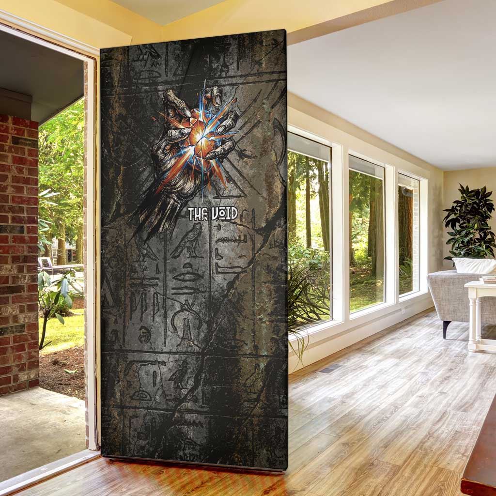 Egypt Kek and Kauket Door Cover Ancient Void Theme with Frog and Serpent Duality