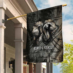 Egypt Kek and Kauket Garden Flag Ancient Void Theme with Frog and Serpent Duality