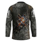 Egypt Kek and Kauket Hockey Jersey Ancient Void Theme with Frog and Serpent Duality
