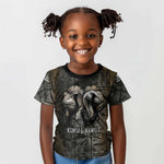 Egypt Kek and Kauket Kid T shirt Ancient Void Theme with Frog and Serpent Duality