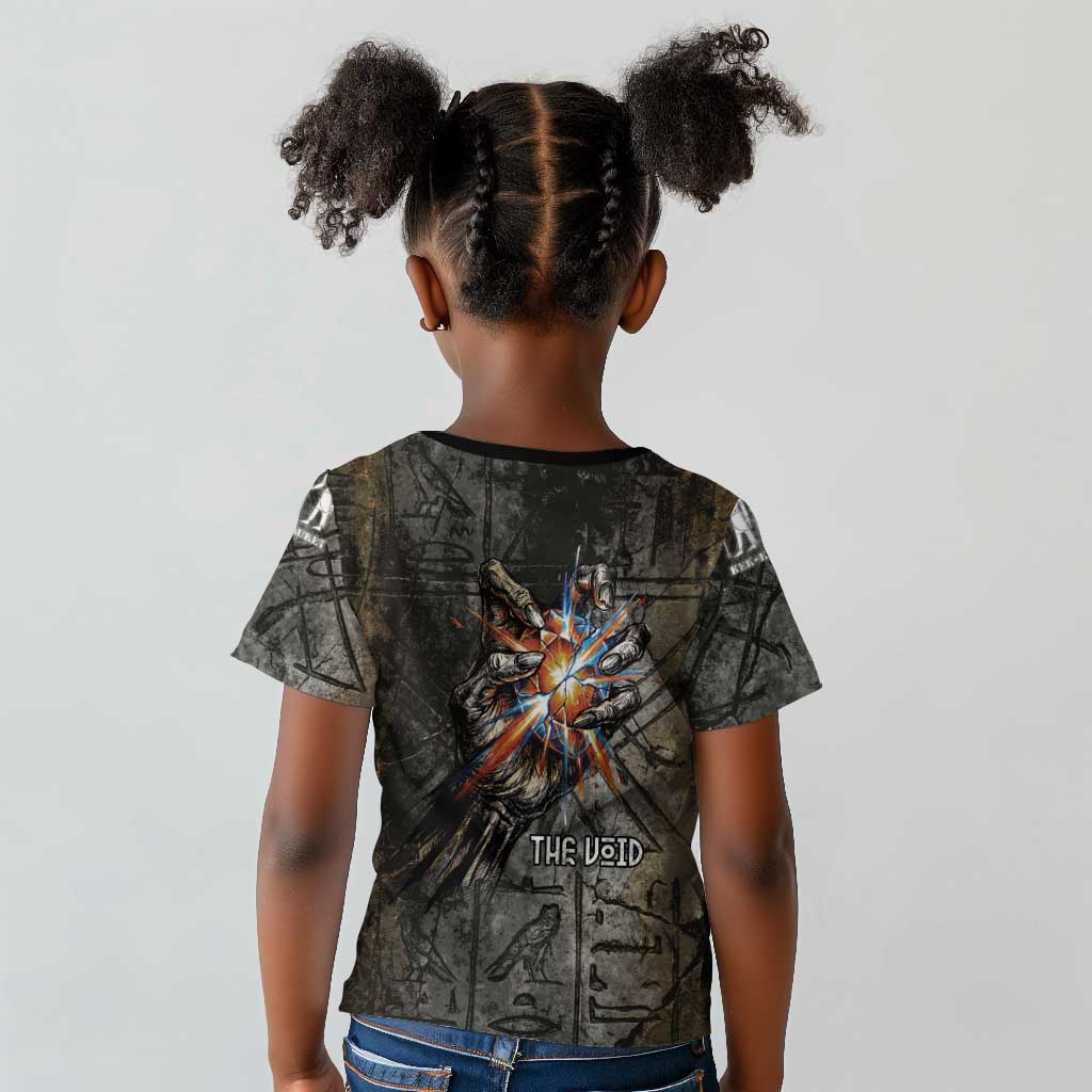 Egypt Kek and Kauket Kid T shirt Ancient Void Theme with Frog and Serpent Duality