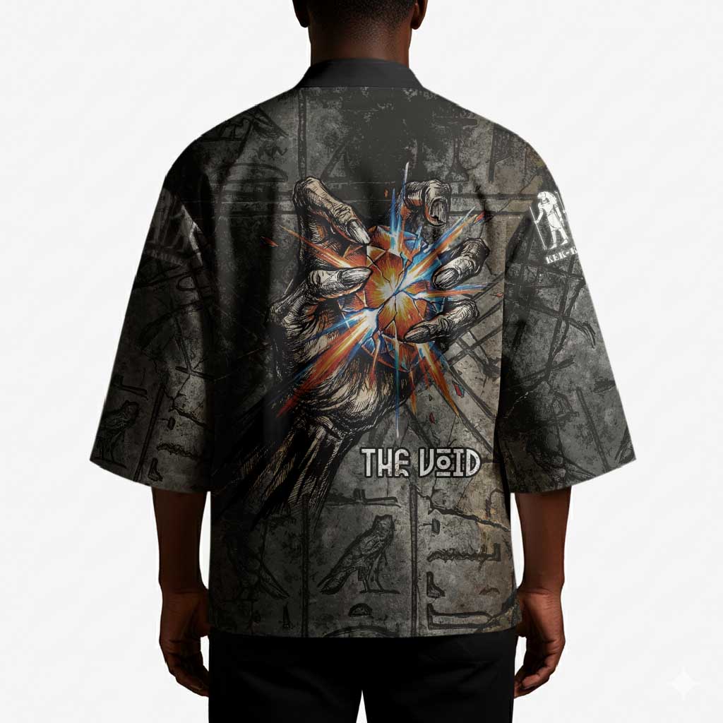Egypt Kek and Kauket Kimono Ancient Void Theme with Frog and Serpent Duality