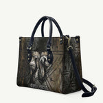 Egypt Kek and Kauket Leather Bag Ancient Void Theme with Frog and Serpent Duality
