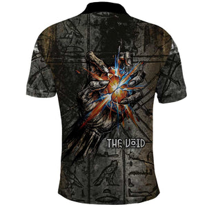 Egypt Kek and Kauket Polo Shirt Ancient Void Theme with Frog and Serpent Duality