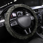 Egypt Kek and Kauket Steering Wheel Cover Ancient Void Theme with Frog and Serpent Duality