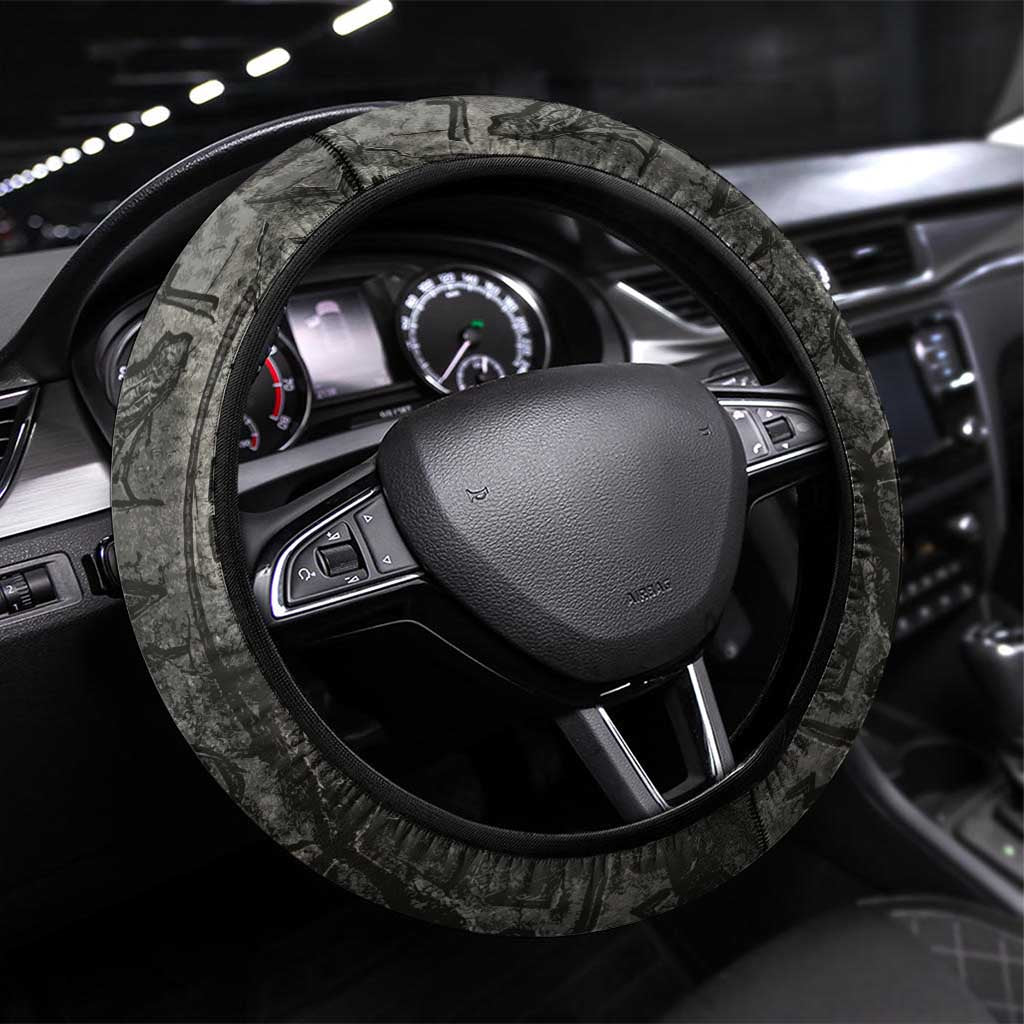 Egypt Kek and Kauket Steering Wheel Cover Ancient Void Theme with Frog and Serpent Duality