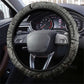 Egypt Kek and Kauket Steering Wheel Cover Ancient Void Theme with Frog and Serpent Duality