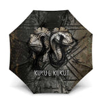 Egypt Kek and Kauket Umbrella Ancient Void Theme with Frog and Serpent Duality