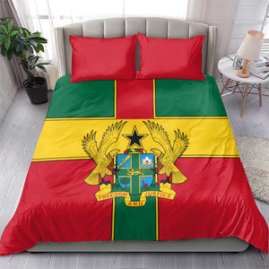 African Ghana Bedding Set Flag with Coat of Arms Simple Design