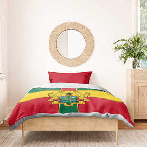 African Ghana Bedding Set Flag with Coat of Arms Simple Design