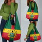 African Ghana Grocery Bag Flag with Coat of Arms Simple Design
