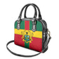 African Ghana Shoulder Handbag Flag with Coat of Arms Simple Design