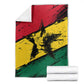 Afro Ghana Lion Blanket Star Grunge Style