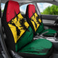 Afro Ghana Lion Car Seat Cover Star Grunge Style