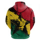 Afro Ghana Lion Hoodie Star Grunge Style