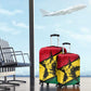 Afro Ghana Lion Luggage Cover Star Grunge Style