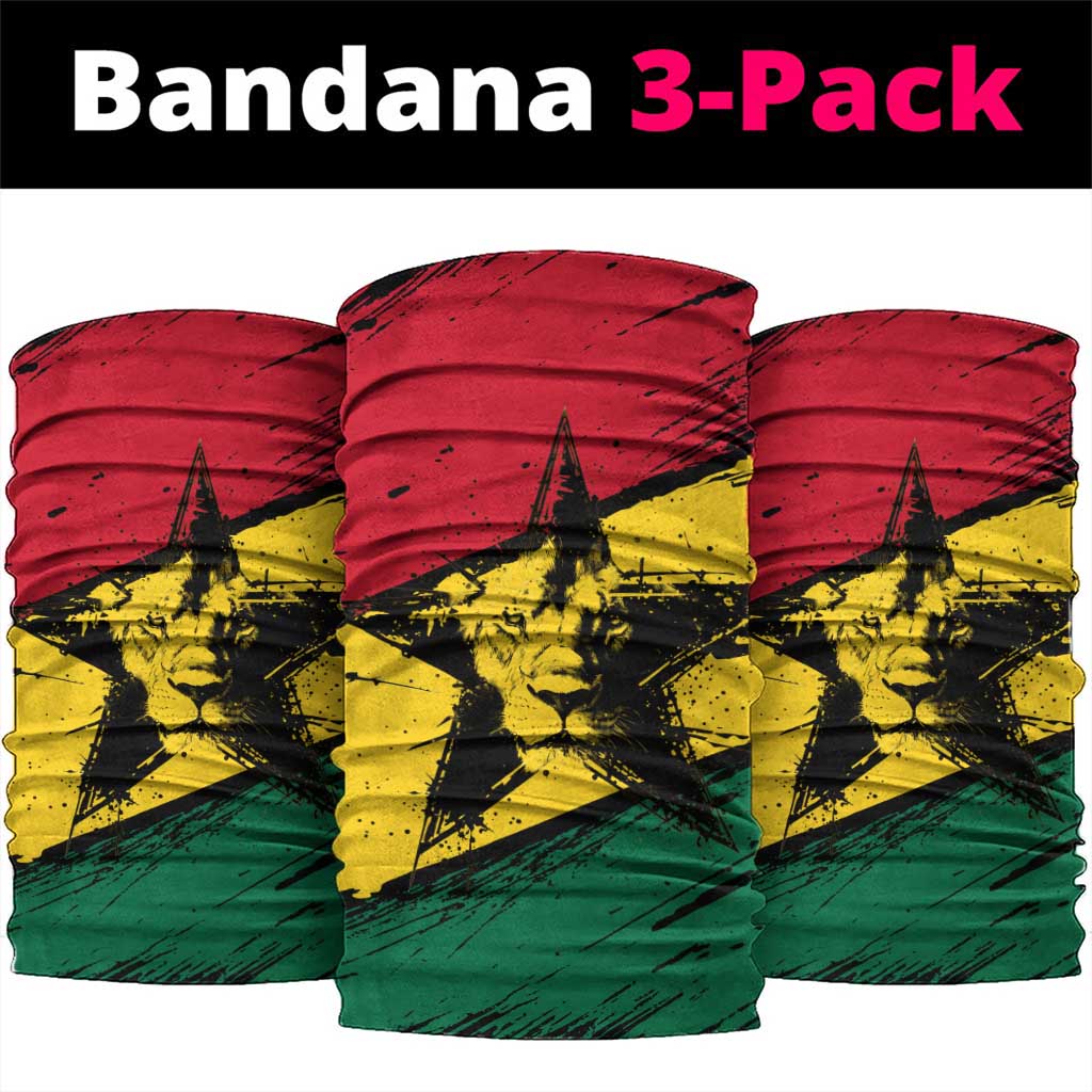 Afro Ghana Lion Neck Gaiter Star Grunge Style TS04