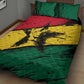 Afro Ghana Lion Quilt Bed Set Star Grunge Style