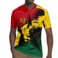 Afro Ghana Lion Rugby Jersey Star Grunge Style