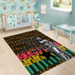 Kwame Nkrumah Ghana Area Rug Kente Pattern African