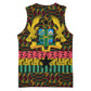 Kwame Nkrumah Ghana Basketball Jersey Kente Pattern African TS04