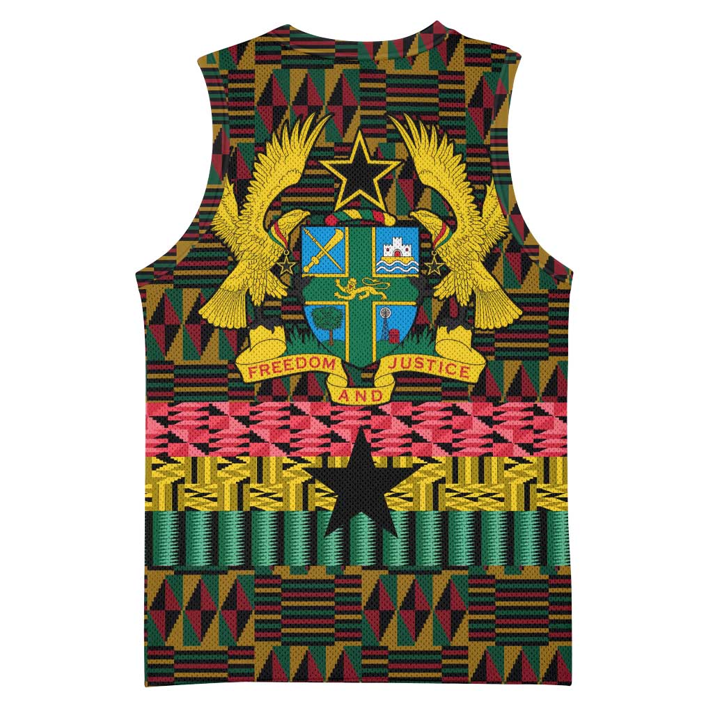 Kwame Nkrumah Ghana Basketball Jersey Kente Pattern African TS04