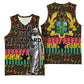 Kwame Nkrumah Ghana Basketball Jersey Kente Pattern African TS04