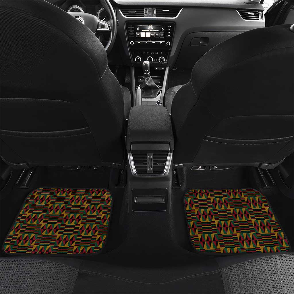 Kwame Nkrumah Ghana Car Mats Kente Pattern African