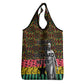 Kwame Nkrumah Ghana Grocery Bag Kente Pattern African