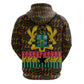 Kwame Nkrumah Ghana Hoodie Kente Pattern African