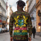 Kwame Nkrumah Ghana Long Sleeve Button Shirt Kente Pattern African