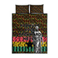 Kwame Nkrumah Ghana Quilt Bed Set Kente Pattern African