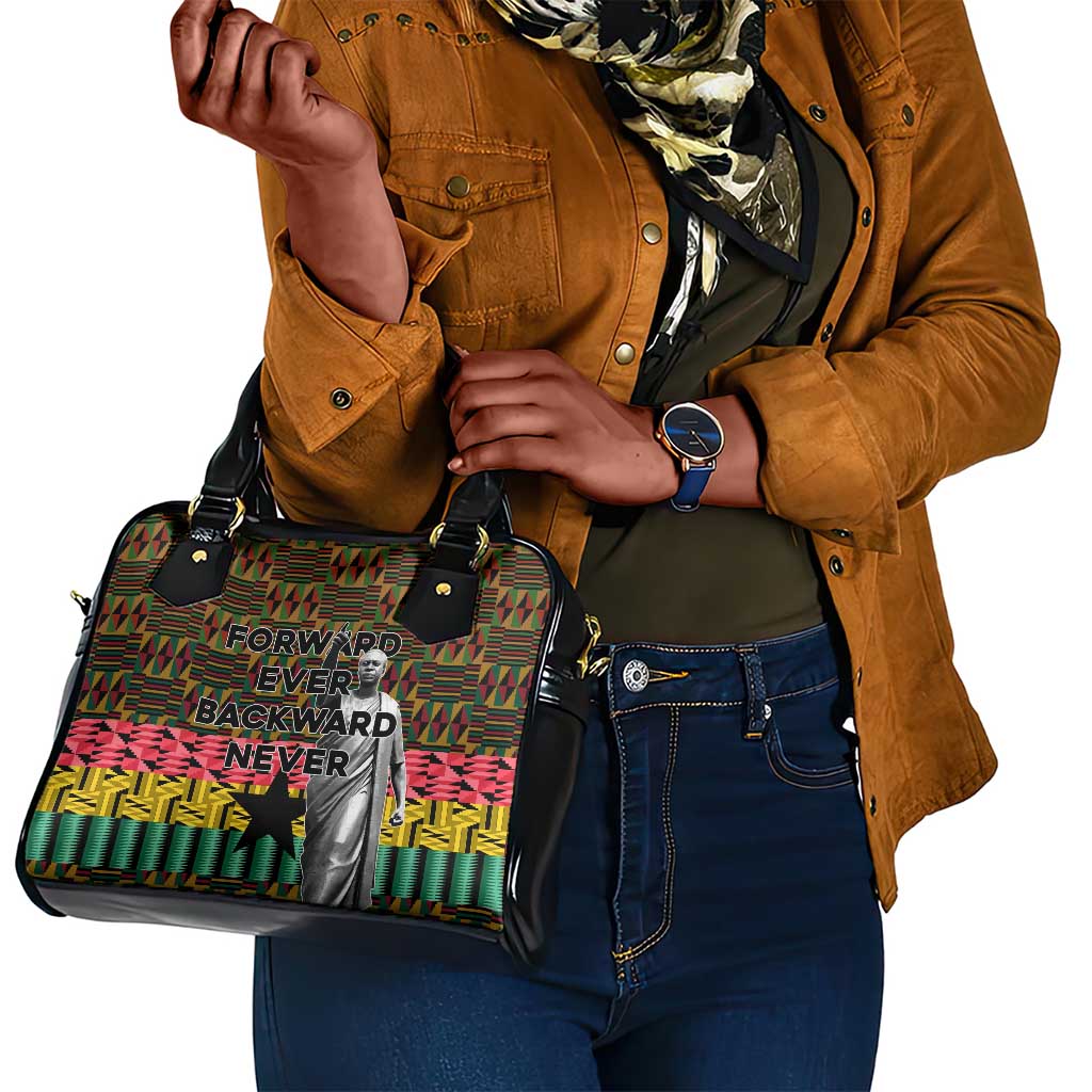 Kwame Nkrumah Ghana Shoulder Handbag Kente Pattern African