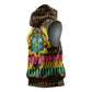 Kwame Nkrumah Ghana Sleeveless Hoodie Kente Pattern African - African Pride