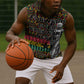 Kwame Nkrumah Ghana Sleeveless Hoodie Kente Pattern African - African Pride